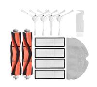 Whole Set Parts/Fit For Xiaomi Mijia 1 C Mi Robot Vacuum-Mop Cleaner SKV4093GL,Centre Roller Side Brush Hepa Filter Mop Cloth Wheel Sweeping Robot Set (Color : Set L)
