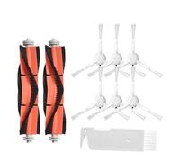 Whole Set Parts/Fit For Xiaomi Mijia 1 C Mi Robot Vacuum-Mop Cleaner SKV4093GL,Centre Roller Side Brush Hepa Filter Mop Cloth Wheel Sweeping Robot Set (Color : Set M)