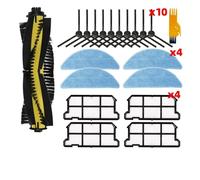 Whole Side Brushes Strainer Filter Mop Cloth Robot Vacuum Cleaner Spare Part for Chuwi iLife V7 / V7s Plus(SET 9)