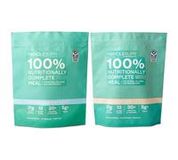 Whole Supp Vegan Meal Replacement Shake Variety Pack, Caramel & Vanilla (2 Bag Bundle - 30 Meals) - 31g Plant Protein Powder, 30+ Vitamins, 13 Superfoods, High Fibre, Gluten-Free, 2 x 1.5kg