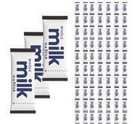 Whole UHT Milk Sticks 10ml - 75 Pack | Long Life Milk Portions in Easy-Open Sachets | Strong Flexible Packaging | More Cost Effective Than Pots | Ideal for Hospitality & Catering