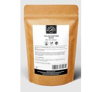 Whole Yellow Mustard Seeds 250g | Natural | Non-GMO | No Colouring | Packed in Resealable Kraft Paper Pouch | Vegan and Vegetarian Friendly