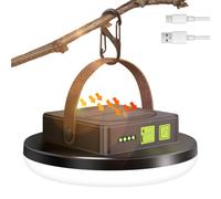 WholeFire Solar Camping Light, LED Tent Light for Camping Hanging, Camping Lantern with 4 Modes,Camping Lights Lamp for Outdoor, Emergency, Fishing, Hiking
