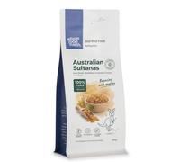 Wholefood Earth Australian Sultanas 500g | Dried | GMO Free | Vegan | Perfect for Baking, Muesli & Snacking