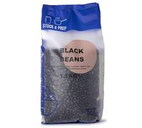 Wholefood Earth Black Beans 1.5kg - Stock & Prep - Vegan, High Protein, Non-GMO, Bulk Pack