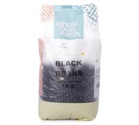 Wholefood Earth Black Beans 1 kg | GMO Free | Natural | High Fibre | High Protein