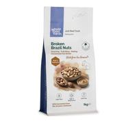 Wholefood Earth Broken Brazil Nuts 1kg | Raw Unsalted Nut Pieces | High in Selenium | GMO Free | Vegan