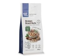 Wholefood Earth Broken Brazil Nuts 250 g | Raw Unsalted Pieces | High in Selenium | GMO Free | Vegan