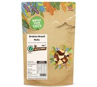 Wholefood Earth Broken Brazil Nuts 3 kg | Raw Unsalted Brazil Nut Pieces | Vegan | High in Selenium | Bulk Value Pack