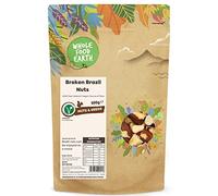Wholefood Earth Broken Brazil Nuts 500 g | GMO Free | Natural | Source of Fibre