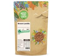 Wholefood Earth Brown Lentils 3 kg | GMO Free | Natural | High Fibre | High Protein
