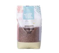 Wholefood Earth Brown LinseedFlaxseed 2kg Natural High Fibre Source of
