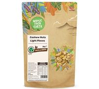 Wholefood Earth Cashew Nuts Light Pieces 3 kg | GMO Free | Natural | Source of Fibre | Source of Protein