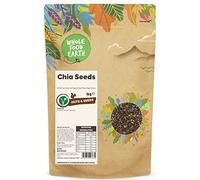 Wholefood Earth Chia Seeds 1 kg | GMO Free | Natural | High Fibre | High Protein