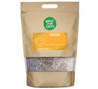 Wholefood Earth Chia Seeds 3 kg | GMO Free | Natural | High Fibre | High Protein