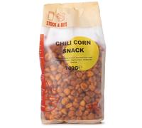 Wholefood Earth Chilli Corn Snack 700g - Spicy Roasted Corn | Crunchy & Fiery | Vegan | Stock & Bite