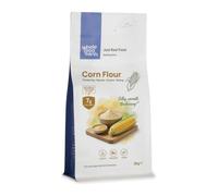 Wholefood Earth Corn Flour 2kg | Milled from Whole Yellow Maize | Fine Cornmeal for Baking & Thickening | GMO Free | Vegan | Dairy Free | Bulk Pack