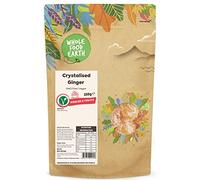 Wholefood Earth Crystalised Ginger 250 g | GMO Free