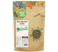 Wholefood Earth Dark Speckled Lentils 2 kg | GMO Free | Natural | High Fibre | High Protein