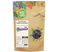 Wholefood Earth French Prunes Medium Unsorbated 500 g | GMO Free | Natural | High Fibre