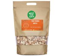 Wholefood Earth Fruit Crunch Muesli - A Blend of Flakes with Dried Fruit and Nuts 1 kg | GMO Free | High Fibre