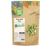Wholefood Earth Green Split Peas 1 kg | GMO Free | Natural | High Fibre | High Protein