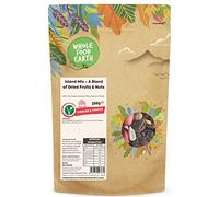 Wholefood Earth Island Mix - A Blend of Dried Fruits and Nuts 250 g | GMO Free | Source of Fibre | Source of Protein