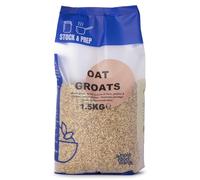 Wholefood Earth Oat Groats 1.5kg - Whole Grain Oats | Minimally Processed | Rich in Fibre & Protein | Vegan | Stock & Prep