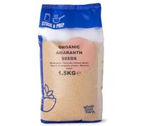 Wholefood Earth Organic Amaranth Seed 1.5kg - Stock & Prep - Complete Protein | Gluten Free | Nutrient Dense Pseudocereal