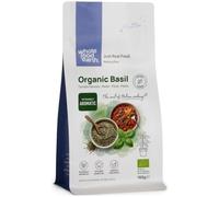 Wholefood Earth Organic Basil 100g | Dried Basil Leaves | Vegan | Non-GMO | Certified Organic | For Pasta, Pizza, Tomato Sauces, Pesto & Italian Cooking