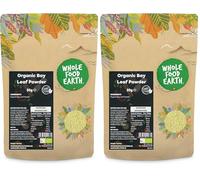 Wholefood Earth Organic Bay Leaf Powder 50 g | GMO Free | Certified Organic (Pack of 2)