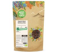 Wholefood Earth - Organic Black Glutinous Rice 1kg - GMO Free - EcoSocial - Vegan - Raw