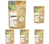 Wholefood Earth Organic Brown Rice Flour - 1 kg | Stone Ground | GMO Free | Certified Organic (Pack of 5)