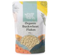 Wholefood Earth Organic Buckwheat Flakes - 500g | Raw | GMO Free | Vegan | Source of Fibre | Certified Organic
