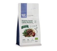 Wholefood Earth Organic Cacao Liquor Buttons 500g | 100% Cacao Mass/Paste from Peru | Unsweetened, High in Fibre | Vegan Chocolate Making