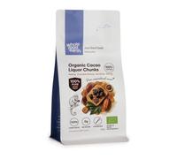 Wholefood Earth Organic Cacao Liquor Chunks 250g | 100% Pure Cacao Mass | Raw Cacao Paste for Chocolate Making & Baking | Vegan | No Added Sugar | Certified Organic