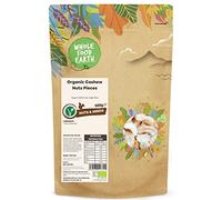 Wholefood Earth Organic Cashew Nuts Pieces 500g Vegan | GMO Free | High Fibre | Certified Organic
