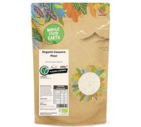 Wholefood Earth Organic Cassava Flour - 500 g | GMO Free | Vegan | High Fibre | Certified Organic