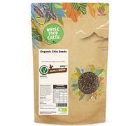 Wholefood Earth Organic Chia Seeds - 250g | Raw | GMO Free | Vegan | Source of Fibre | Certified Organic