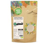 Wholefood Earth Organic Chickpea Flour (Gram Flour) - 1 kg | Vegan | GMO Free | High Fibre | Certified Organic