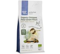 Wholefood Earth - Organic Chickpea Flour (Gram Flour) Baisen 2kg - Vegan - GMO Free