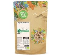 Wholefood Earth Organic Chickpeas 500g GMO Free | Vegan | High Fibre | High Protein | Certified Organic