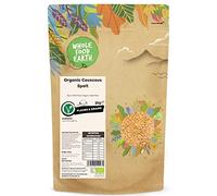 Wholefood Earth - Organic Couscous Spelt 2kg - Raw - GMO Free - Vegan - No additives