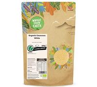 Wholefood Earth - Organic Couscous White 250g - Raw - GMO Free - Vegan - No additives
