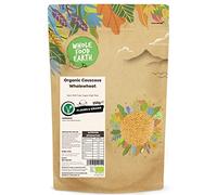 Wholefood Earth Organic Couscous Wholewheat - 250g | Raw | GMO Free | Vegan | High Fibre | Certified Organic