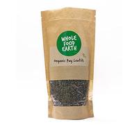 Wholefood Earth Organic Dark Green French Style Lentils 500g GMO Free | Vegan | High Fibre | High Protein | Certified Organic
