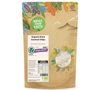 Wholefood Earth Organic Dried Coconut Chips - 250g | Raw | GMO Free | Vegan | High Fibre | Certified Organic