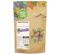 Wholefood Earth Organic Dried Figs - 500 g | Raw | Sundried | GMO Free | Vegan | High Fibre | Certified Organic