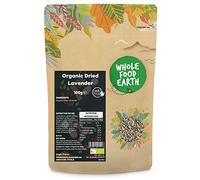 Wholefood Earth Organic Dried Lavender 100 g | GMO Free | Certified Organic