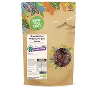 Wholefood Earth Organic Dried Medjoul/Medjool Dates - 250g | Raw | GMO Free | Vegan | High Fibre | Certified Organic